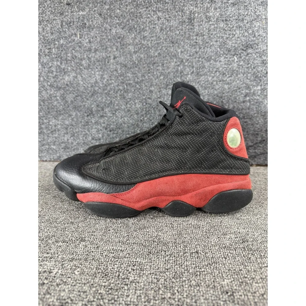 Jordan Air Jordan 13 Retro Bred Shoes Mens 8 Black Red Basketball 414571 004